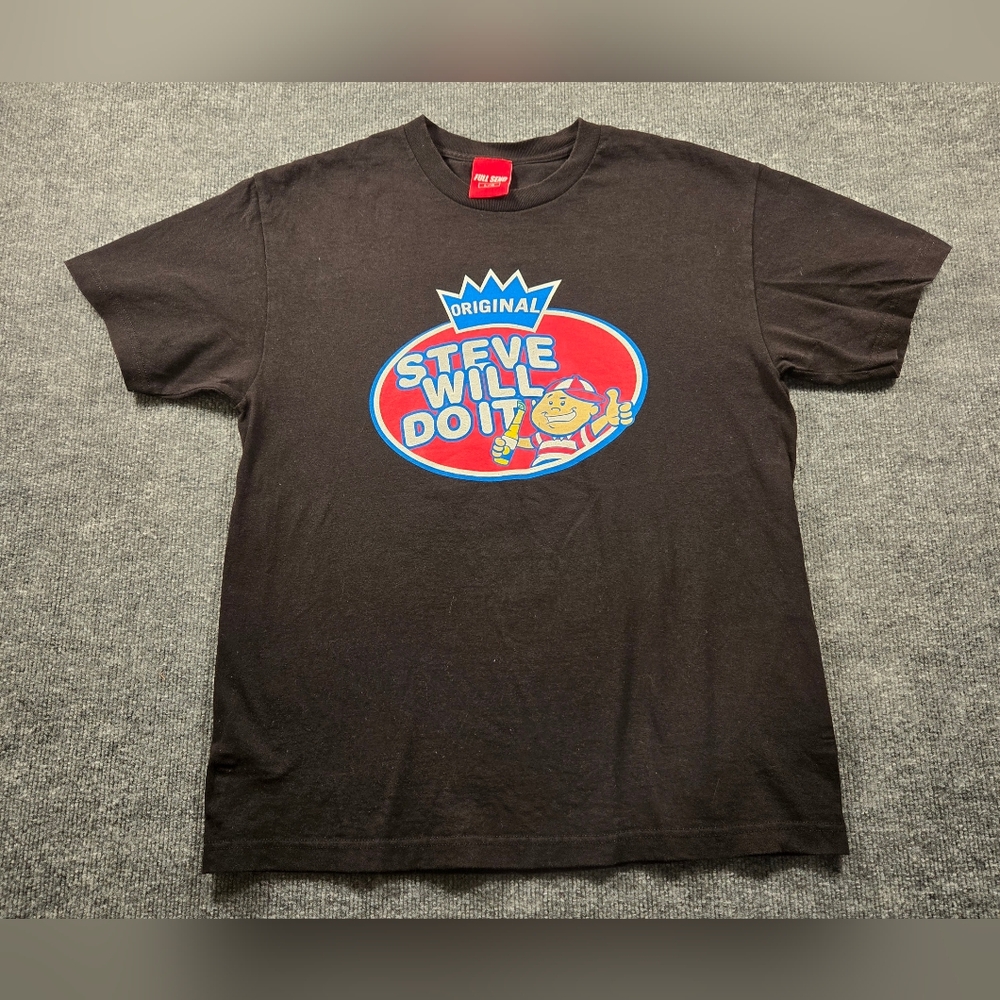 FULL SEND Nelk Boys STEVE WILL DO IT Bubble Gum Original T-Shirt‎ Size Large